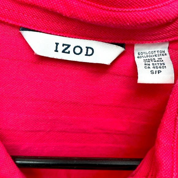 Izod pullover polo style top ladies sz SP - Picture 3 of 4